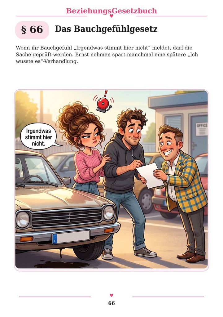 § 66 Das Bauchgefühlgesetz